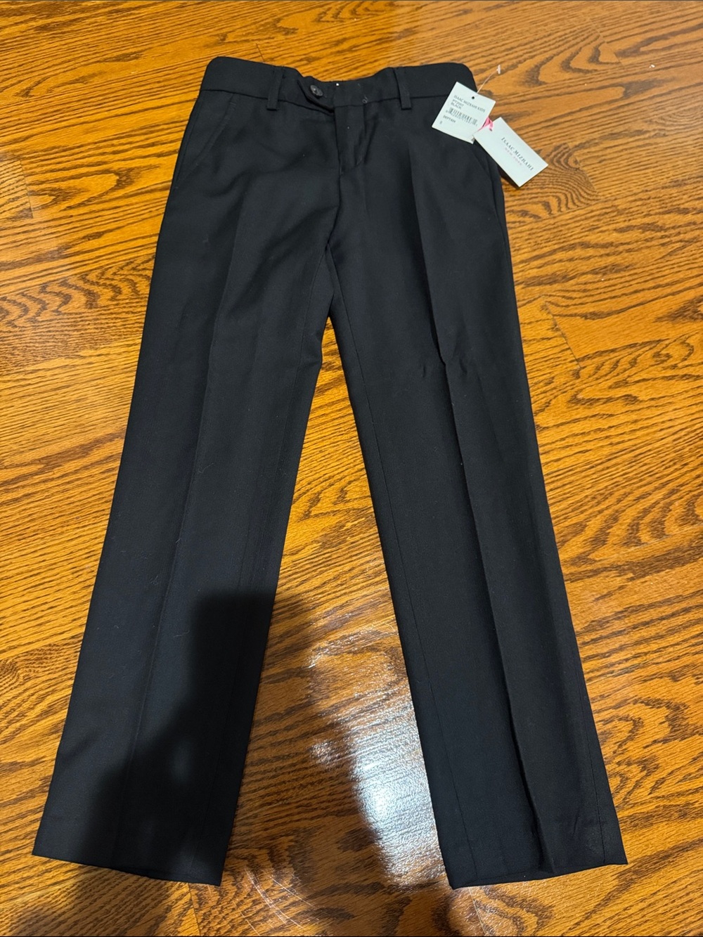 Isaac Mizrahi Black Boys Dress Pants